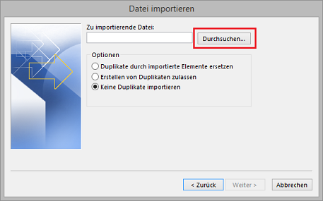 Dateien nach csv Kontakt Datei durchsuchen