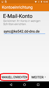 Android 5.0 Lollipop - Email Adresse