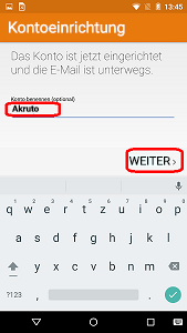 Android 5.0 Lollipop - Konten Name