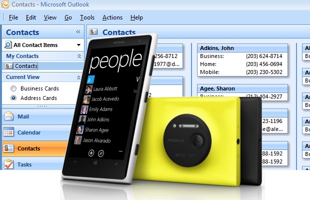 Sync Lumia with Outlook