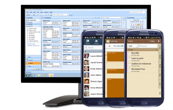 Synchronisieren Sie Android Geräte mit Outlook AkrutoSync
